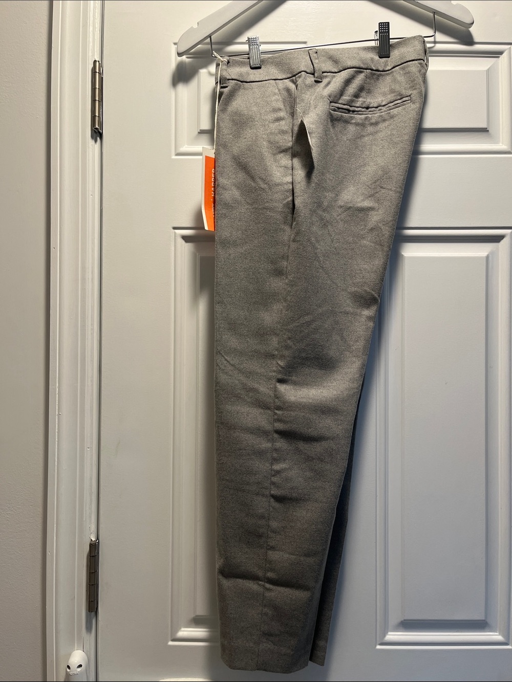 Old Navy Women's Light Gray Straight-Leg pants